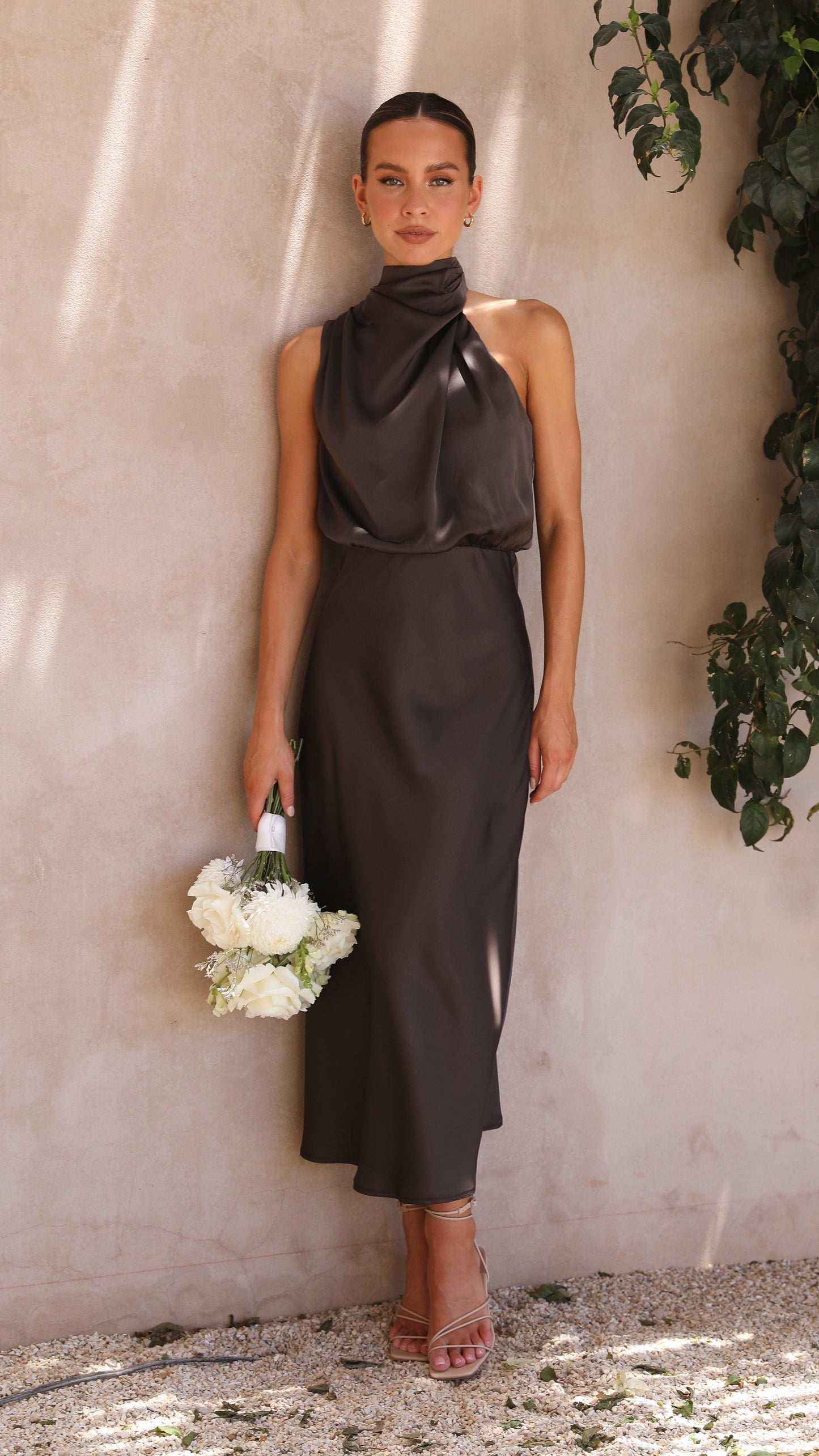 Esther Maxi Dress - Espresso