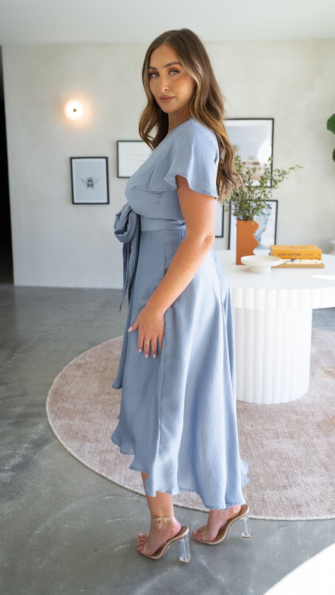 Sunny Daze Dress - Steel Blue