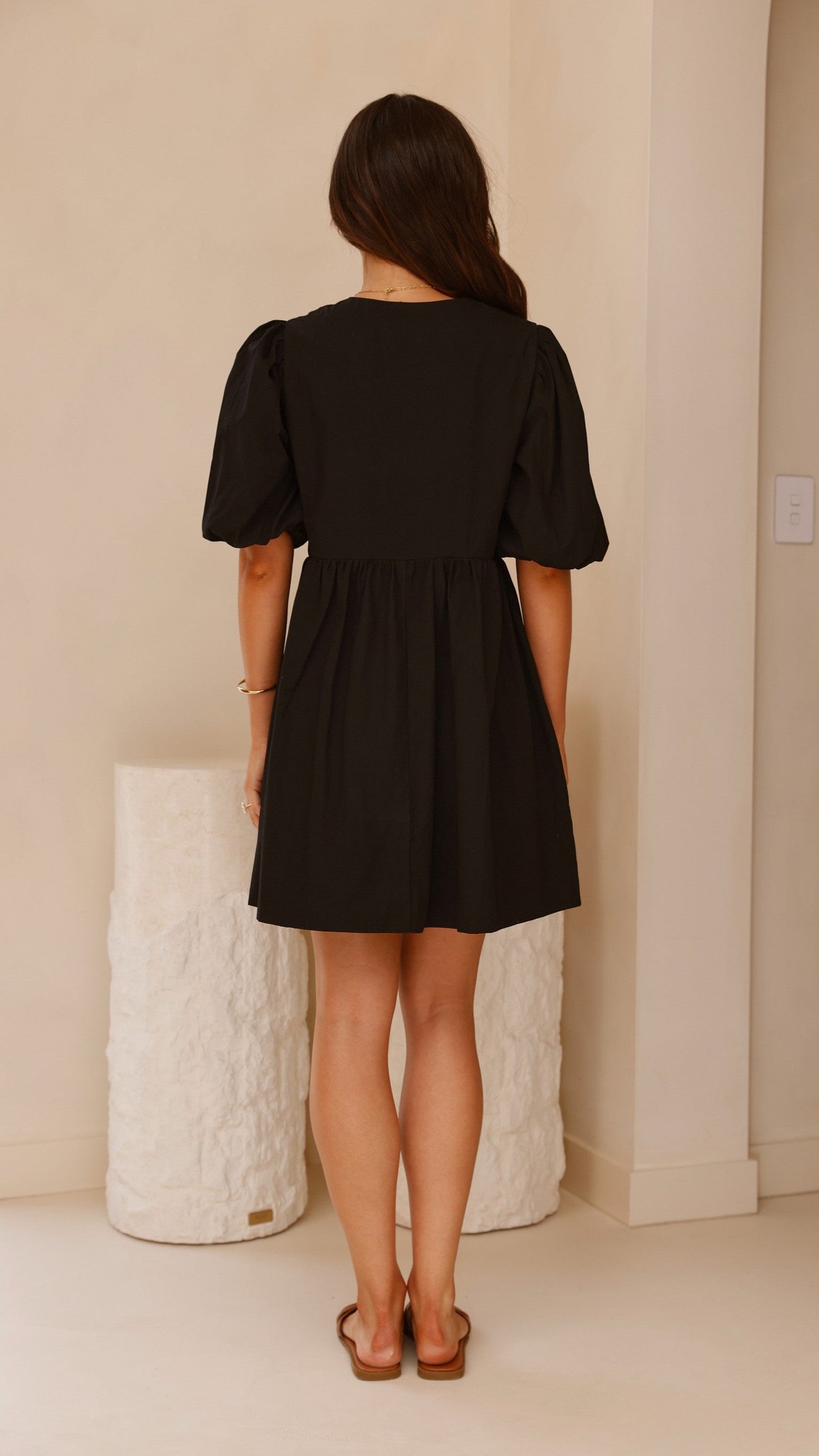 Arana Mini Dress - Black
