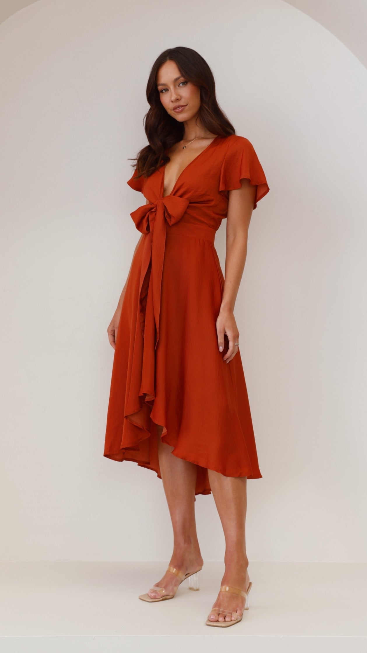 Sunny Daze Dress - Rust