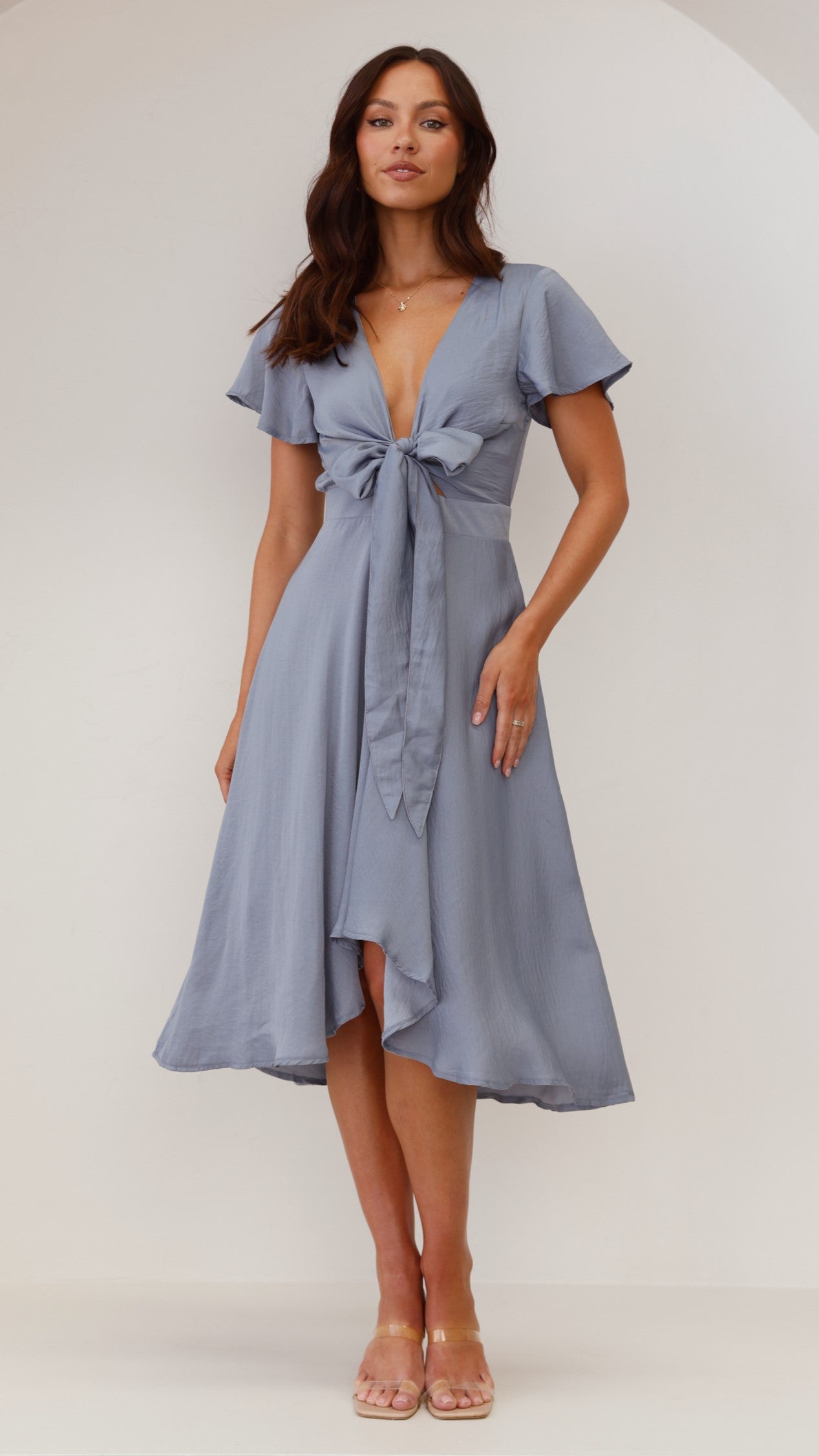 Sunny Daze Dress - Steel Blue