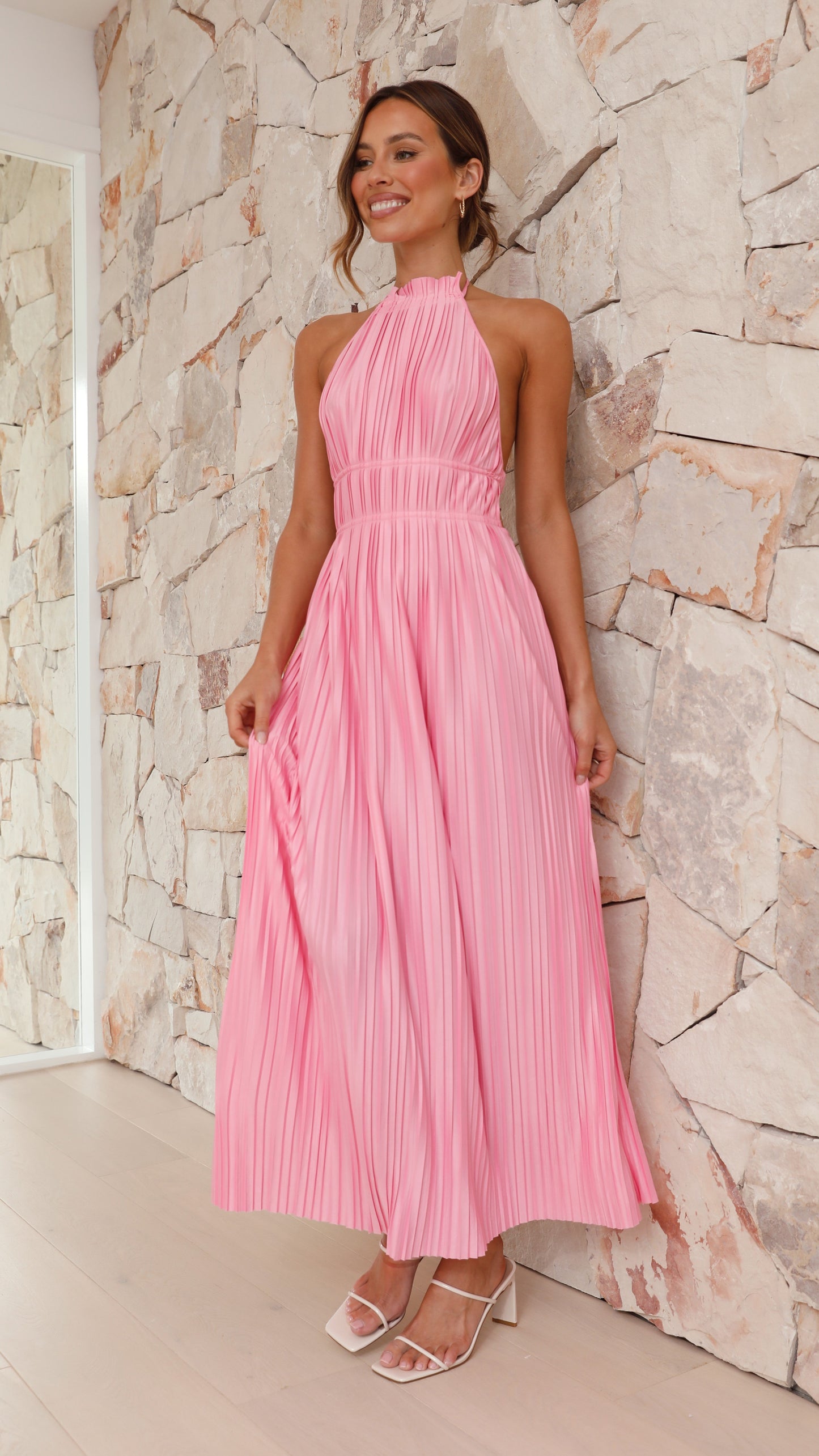 Frances Maxi Dress - Pink