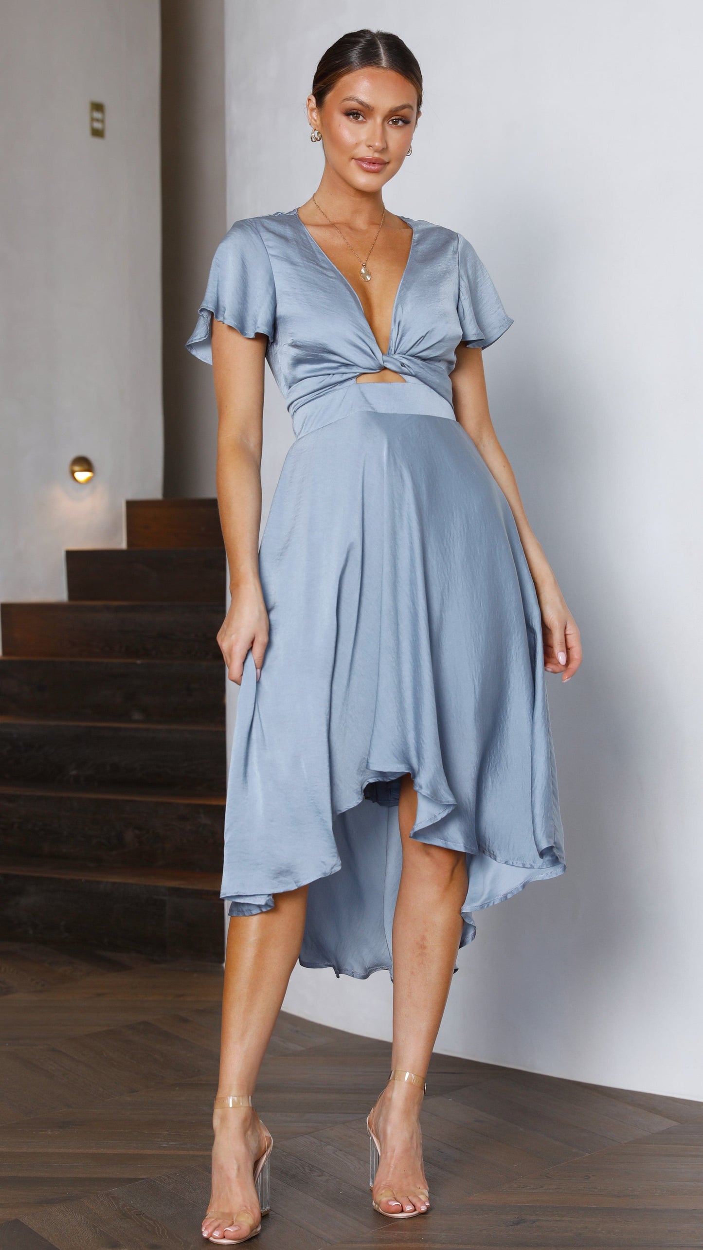 Sunny Daze Dress - Steel Blue