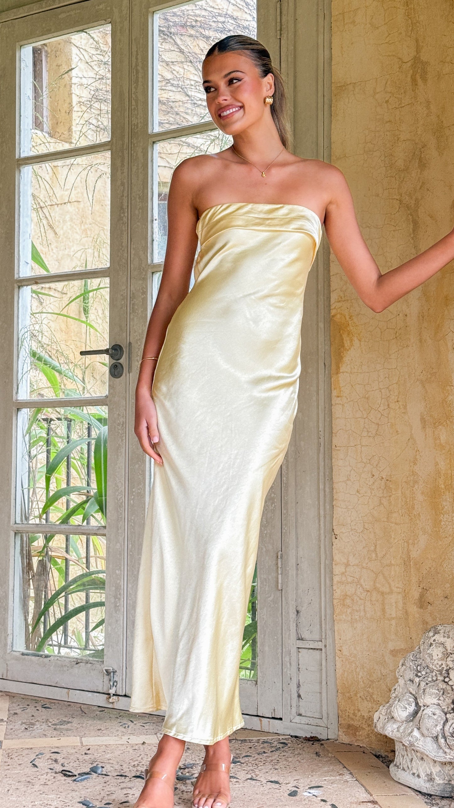 Gisele Maxi Dress - Yellow
