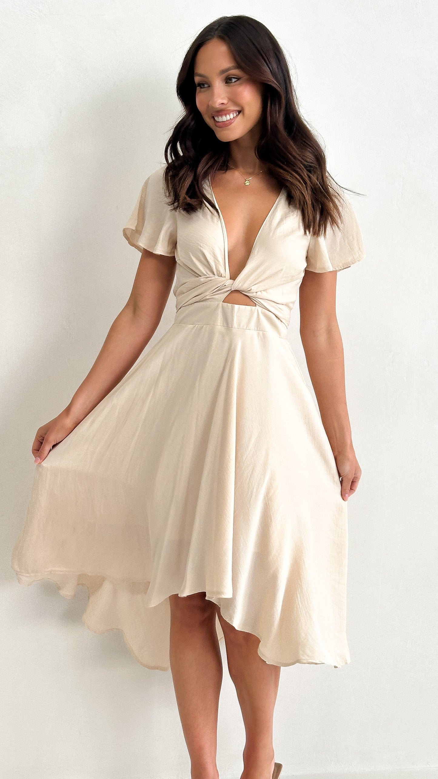 Sunny Daze Dress - Champagne