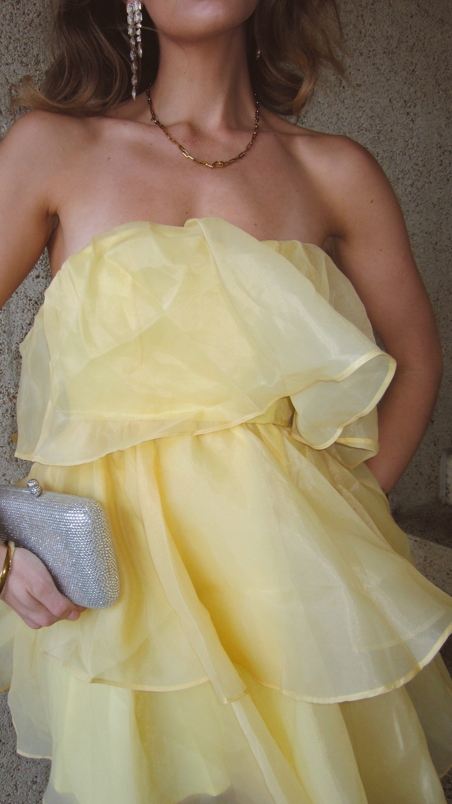 Fantasia Mini Dress - Yellow