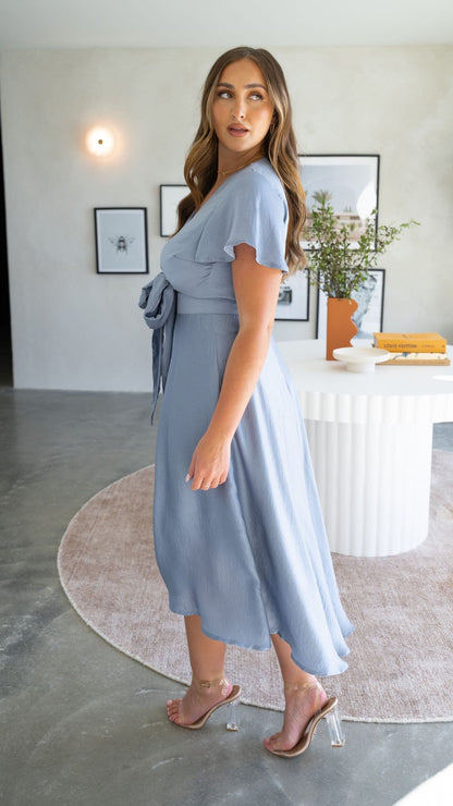 Sunny Daze Dress - Steel Blue