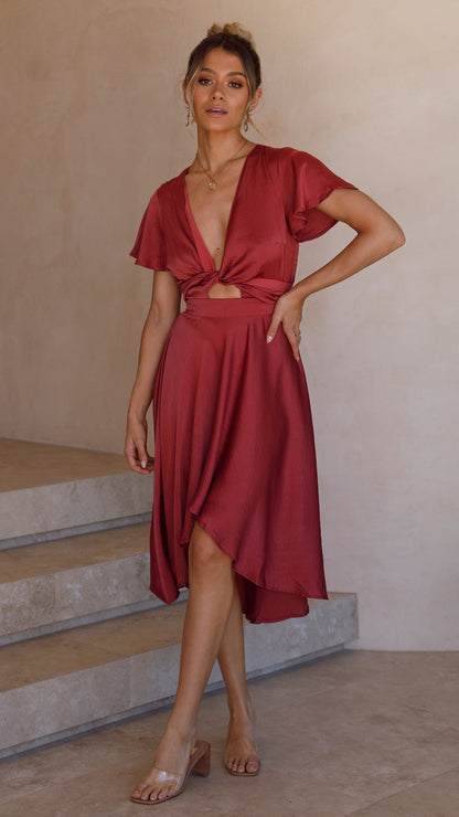 Sunny Daze Dress - Berry