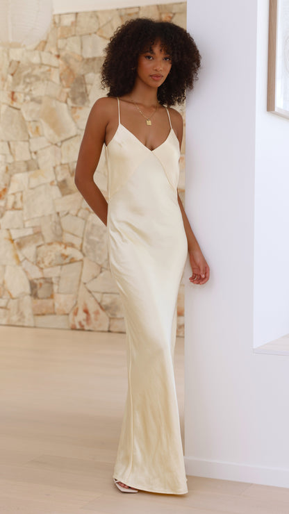 Gisella Maxi Dress - Yellow