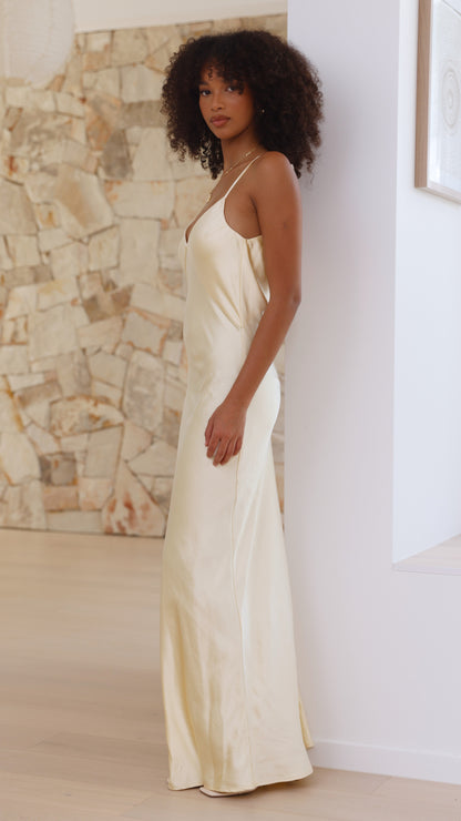 Gisella Maxi Dress - Yellow