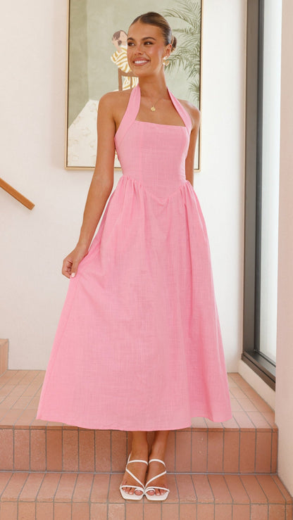 Caden Maxi Dress - Pink