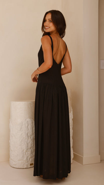 Kora Maxi Dress - Black