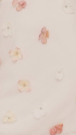 Capella Mini Dress - White Flower