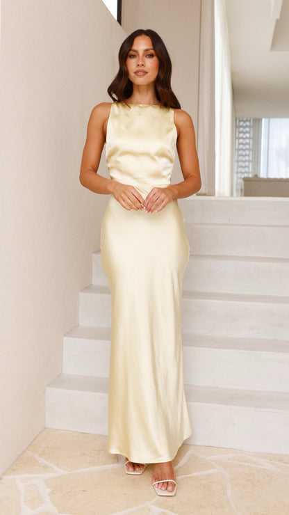 Sia Maxi Dress - Yellow