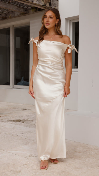 Frida Maxi Dress - Champagne