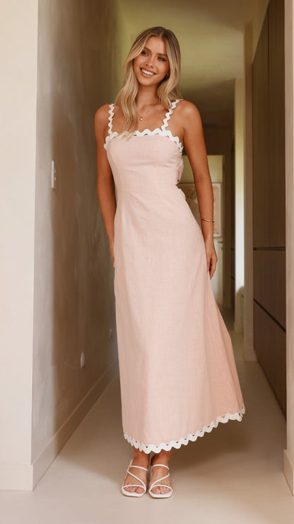 Fiora Maxi Dress - Pink