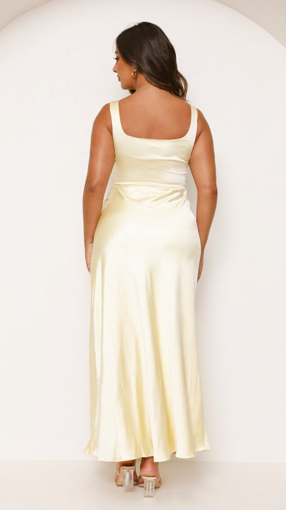 Alaria Maxi Dress - Yellow