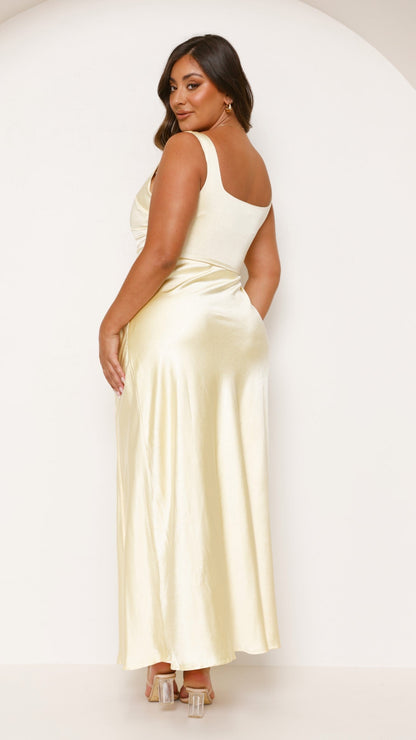 Alaria Maxi Dress - Yellow