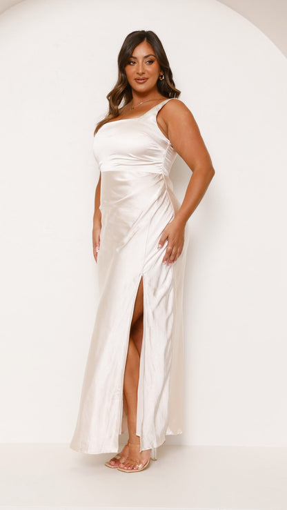 Alaria Maxi Dress - Champagne