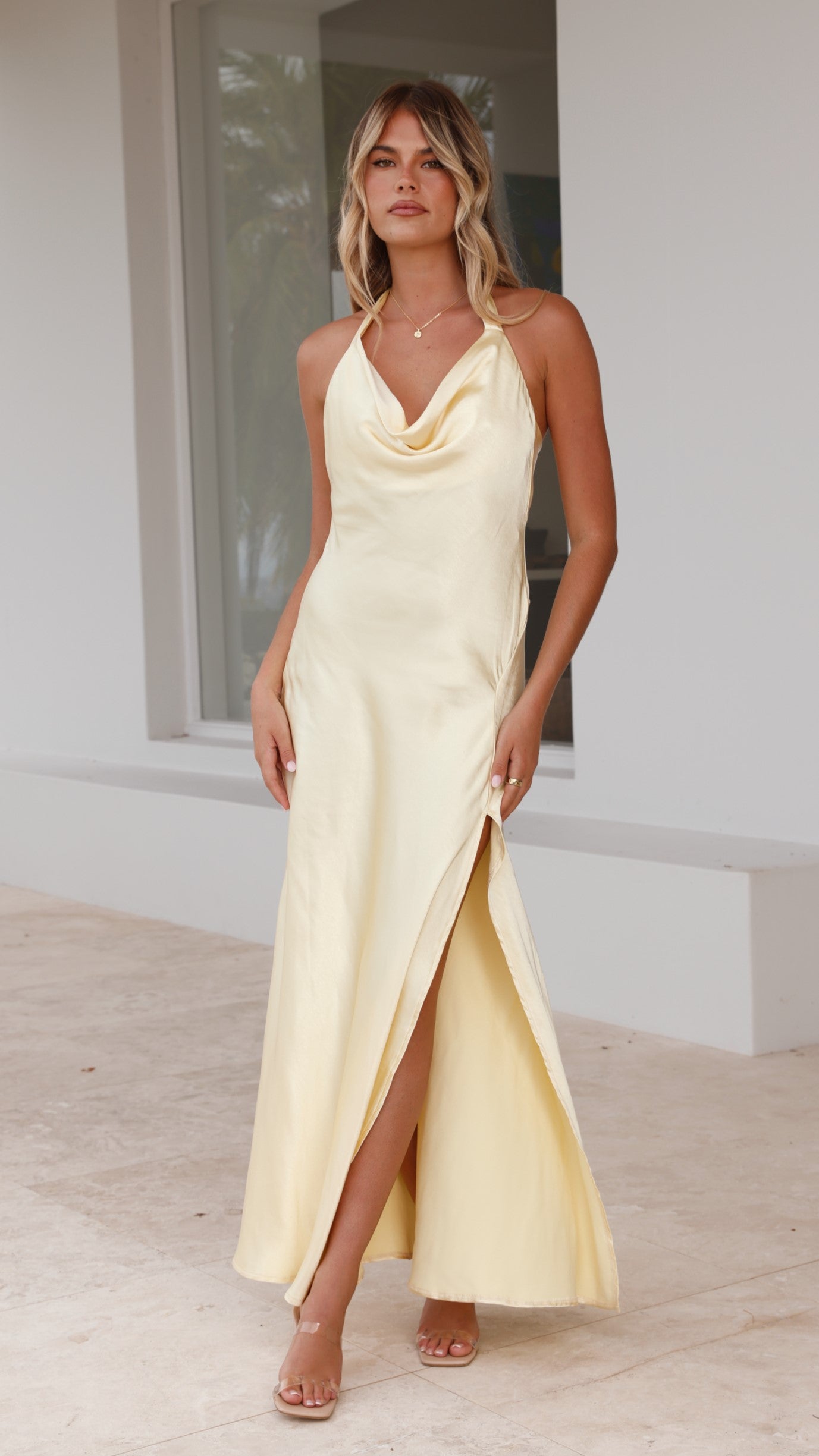 Sian Maxi Dress - Yellow