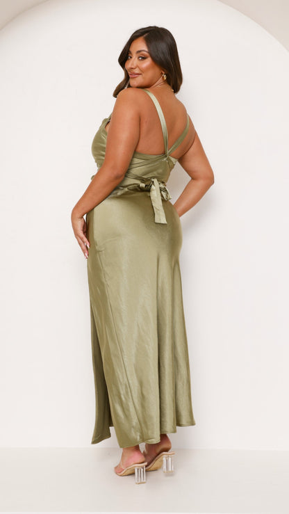 Zendaya Maxi Dress - Olive