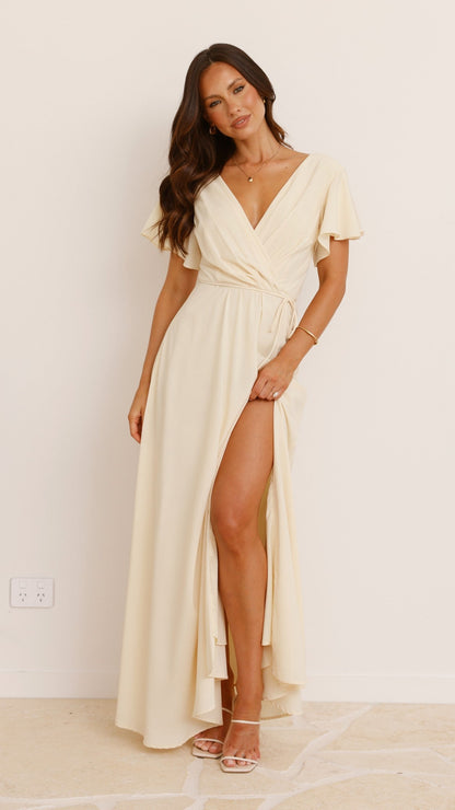 Charlize Maxi Dress - Yellow
