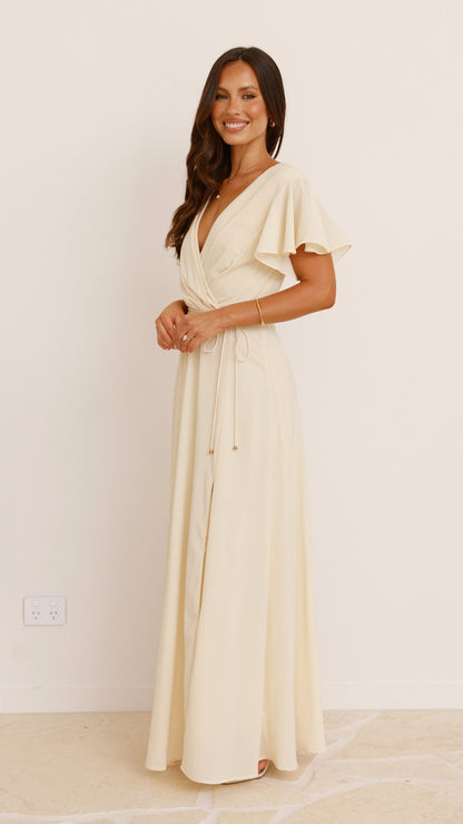 Charlize Maxi Dress - Yellow