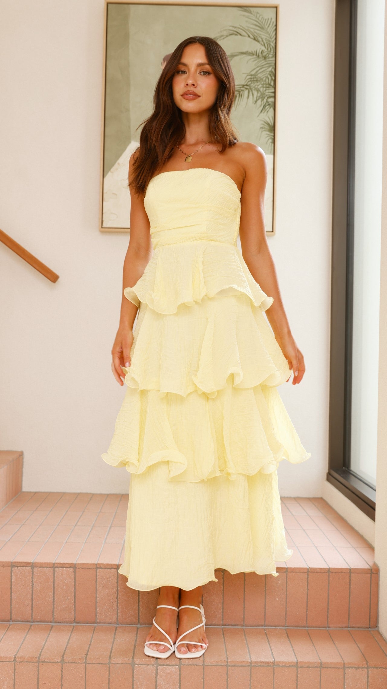 Lanica Maxi Dress - Yellow