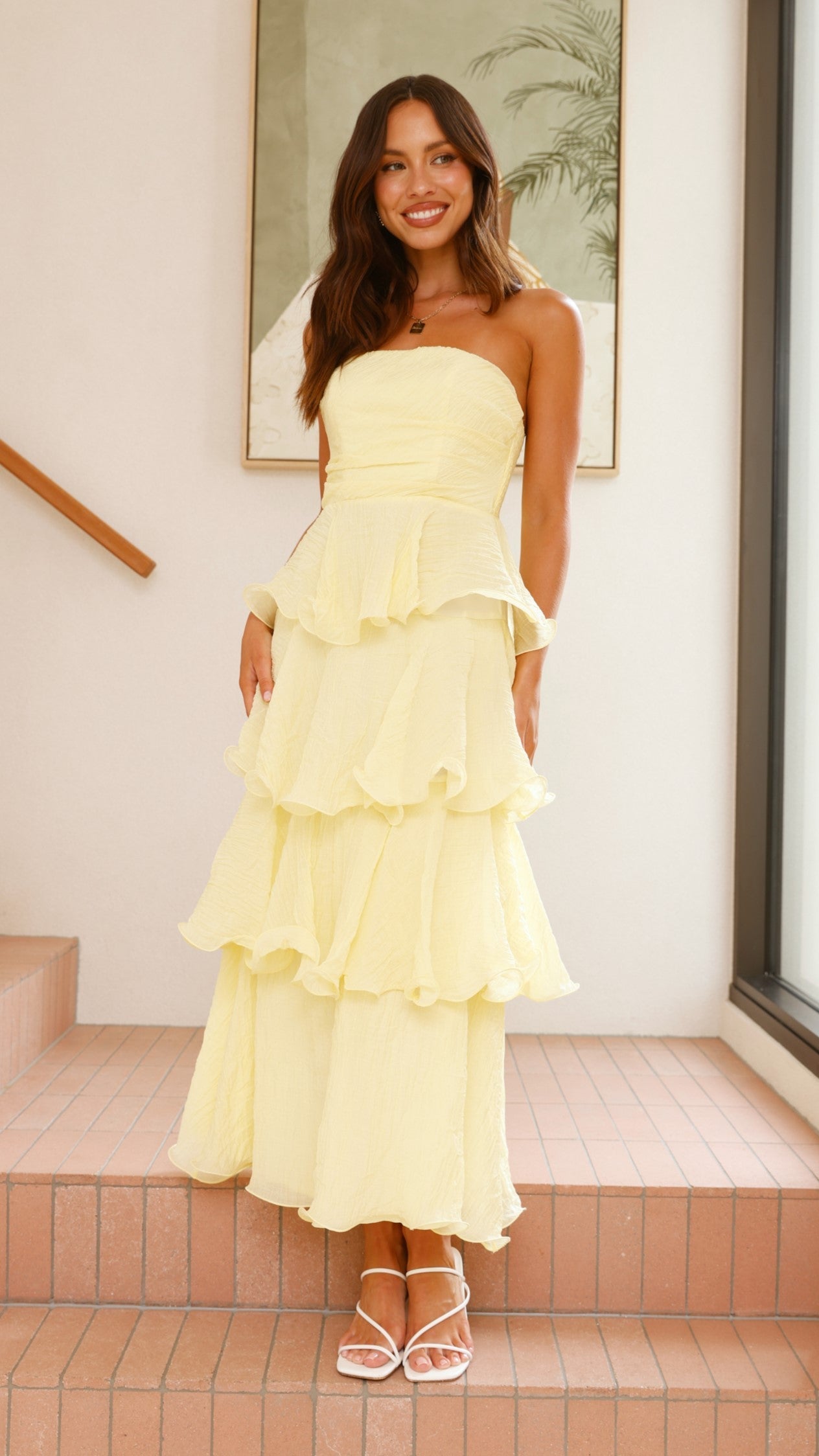 Lanica Maxi Dress - Yellow