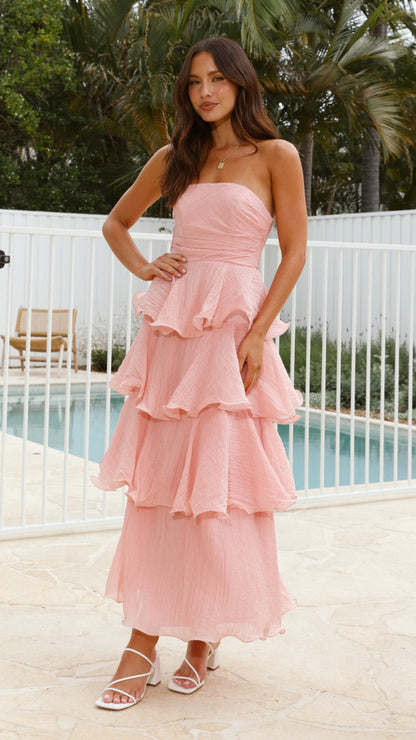 Lanica Maxi Dress - Pink
