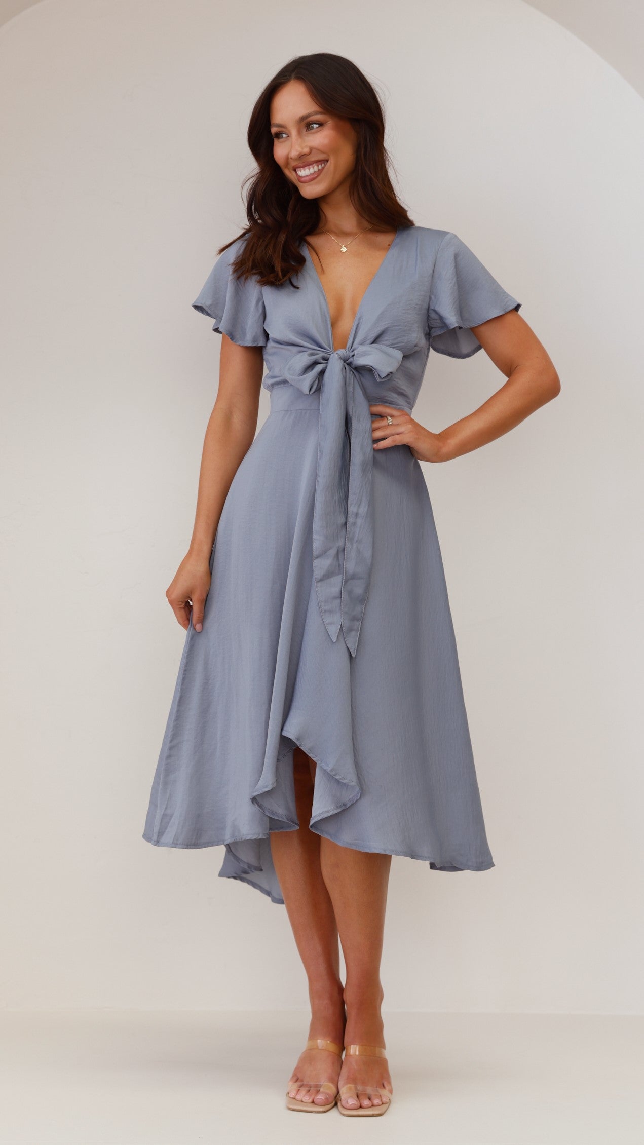 Sunny Daze Dress - Steel Blue