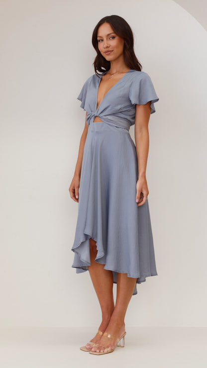 Sunny Daze Dress - Steel Blue