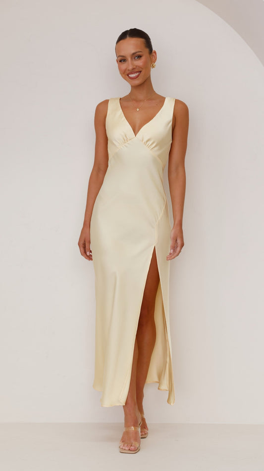 Taylor Maxi Dress - Yellow