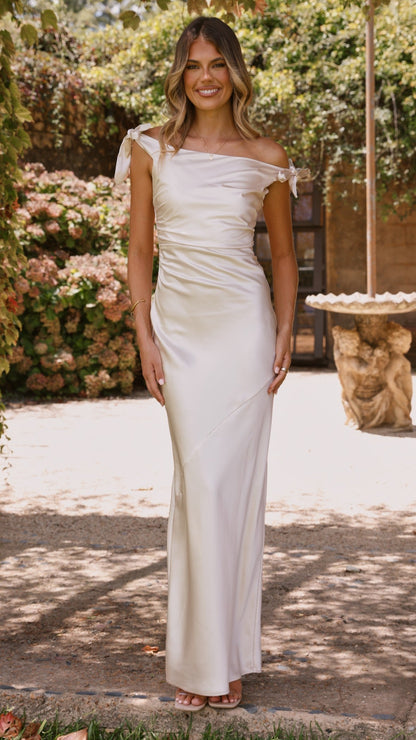 Frida Maxi Dress - Champagne