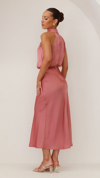 Esther Maxi Dress - Baked Rose