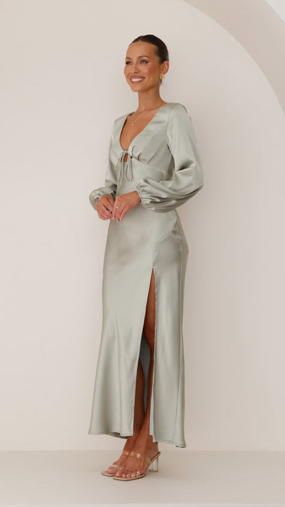 Brigitte Maxi Dress - Olive
