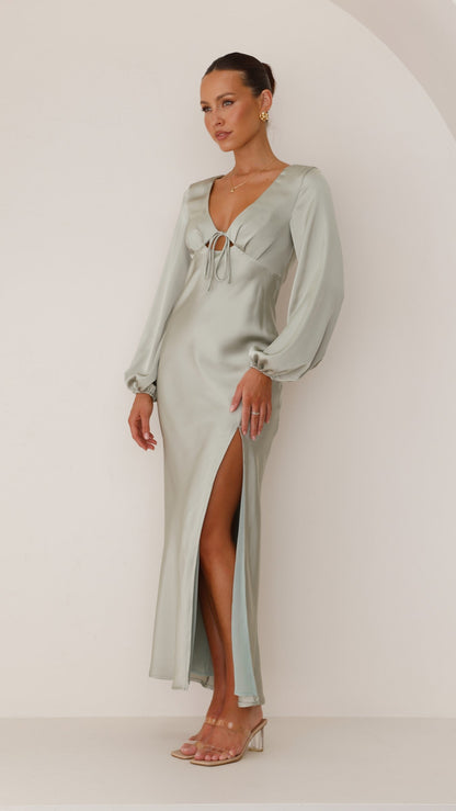 Brigitte Maxi Dress - Olive