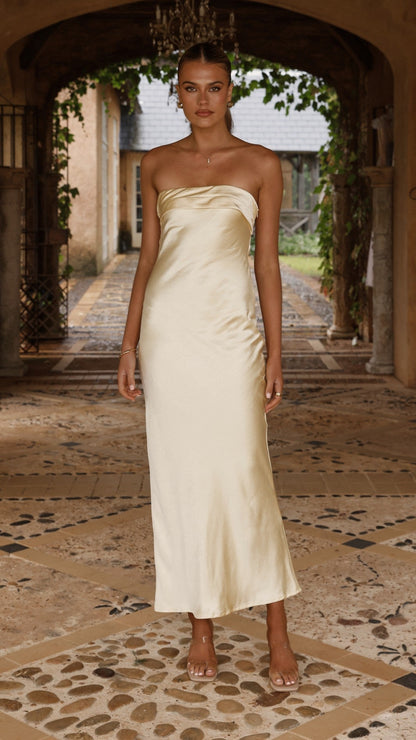 Gisele Maxi Dress - Yellow