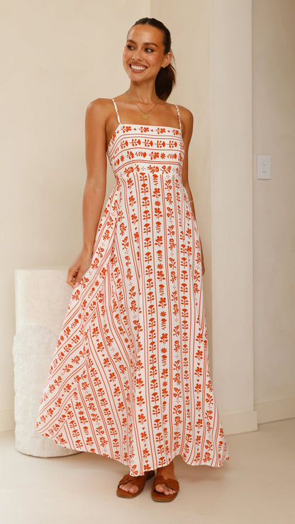 Jaylene Maxi Dress - Floral Love