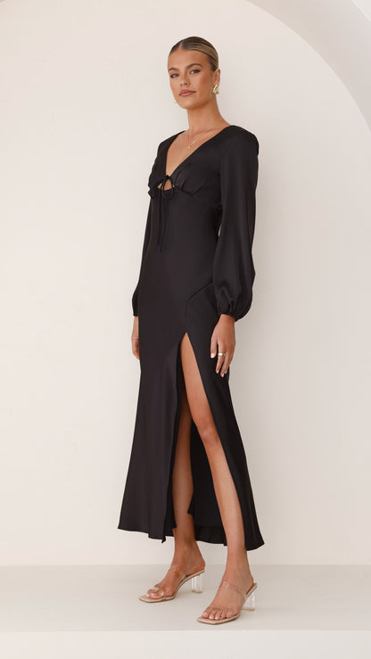 Brigitte Maxi Dress - Black