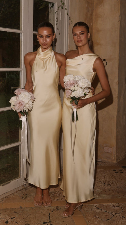 Rina Midi Dress - Yellow