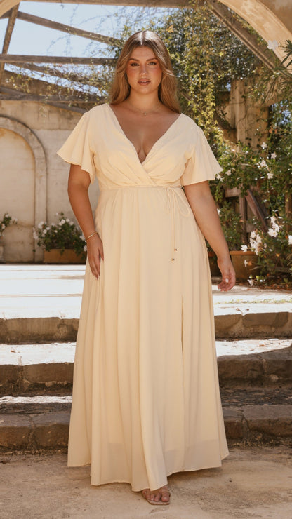 Charlize Maxi Dress - Yellow