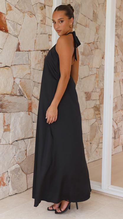 Monique Maxi Dress - Black
