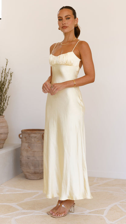 Rue Maxi Dress - Yellow