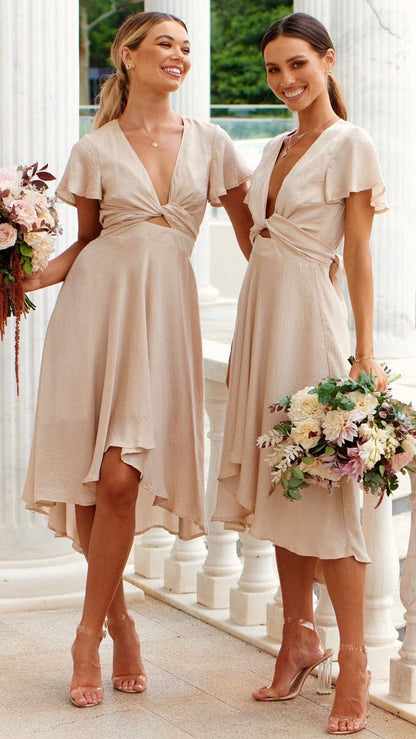 Sunny Daze Dress - Champagne