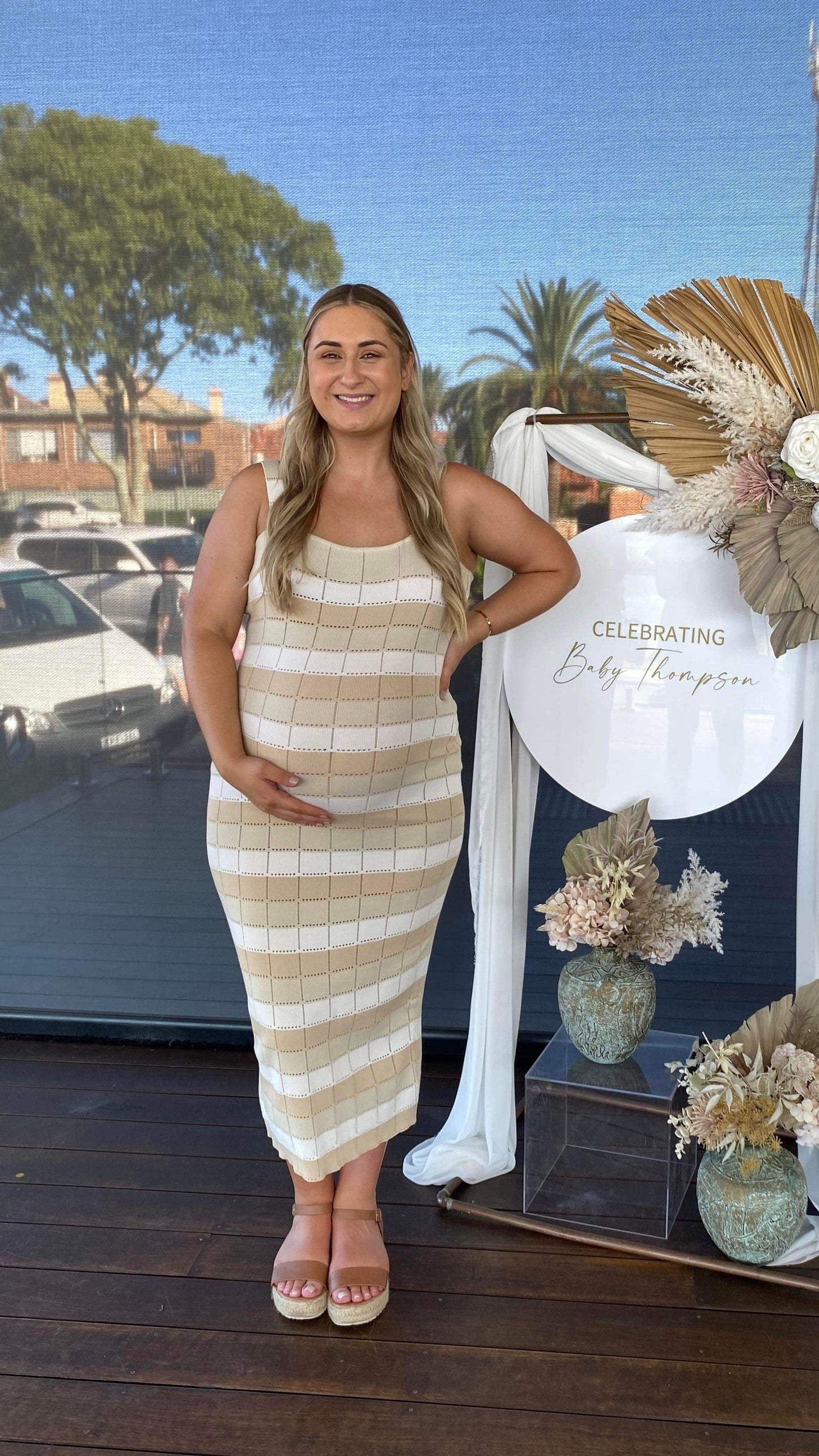 Mikayla Maxi Dress - Beige