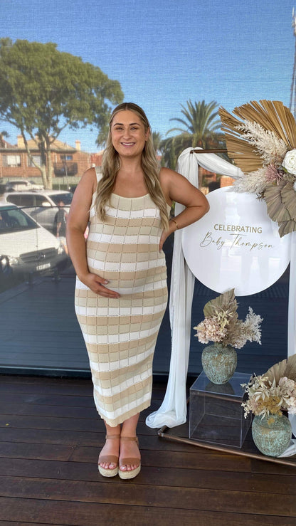 Mikayla Maxi Dress - Beige