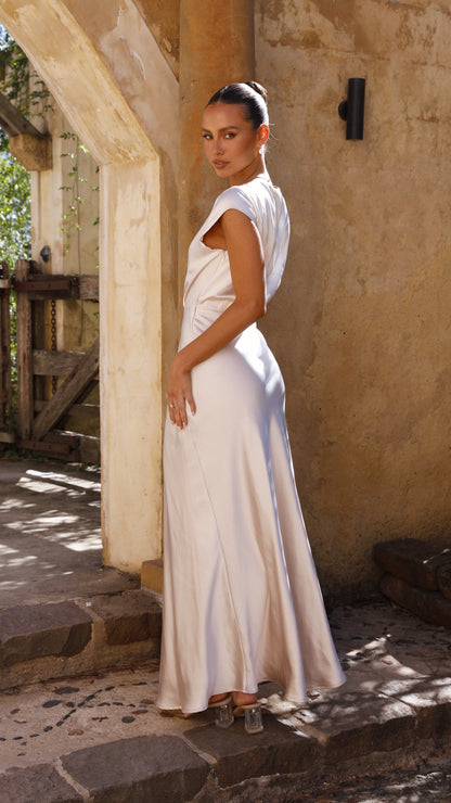 Selma Maxi Dress - Champagne