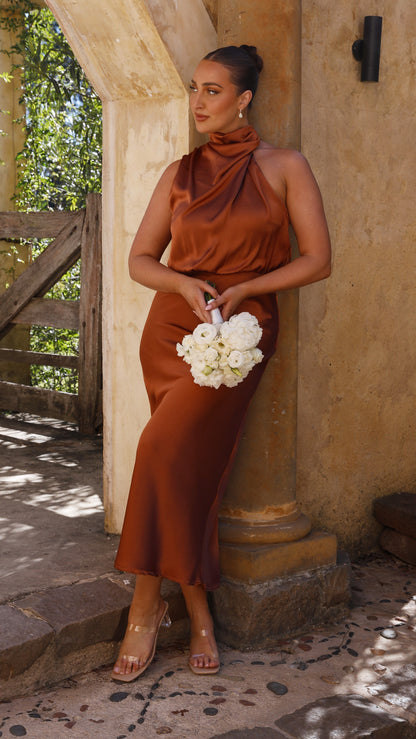 Esther Maxi Dress - Copper