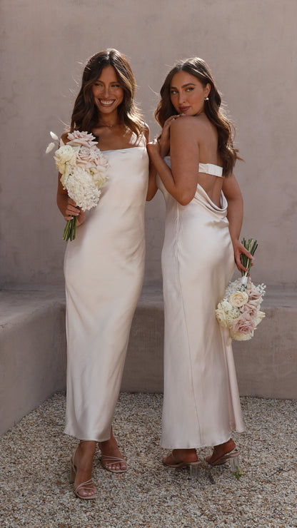 Gisele Maxi Dress - Champagne